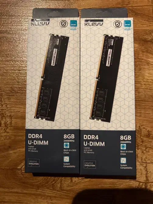 ۲عدد رم دسکتاپ Klevv-ddr4-8GB-2666 مدل U-DIMM|قطعات و لوازم جانبی رایانه|تهران, المهدی|دیوار