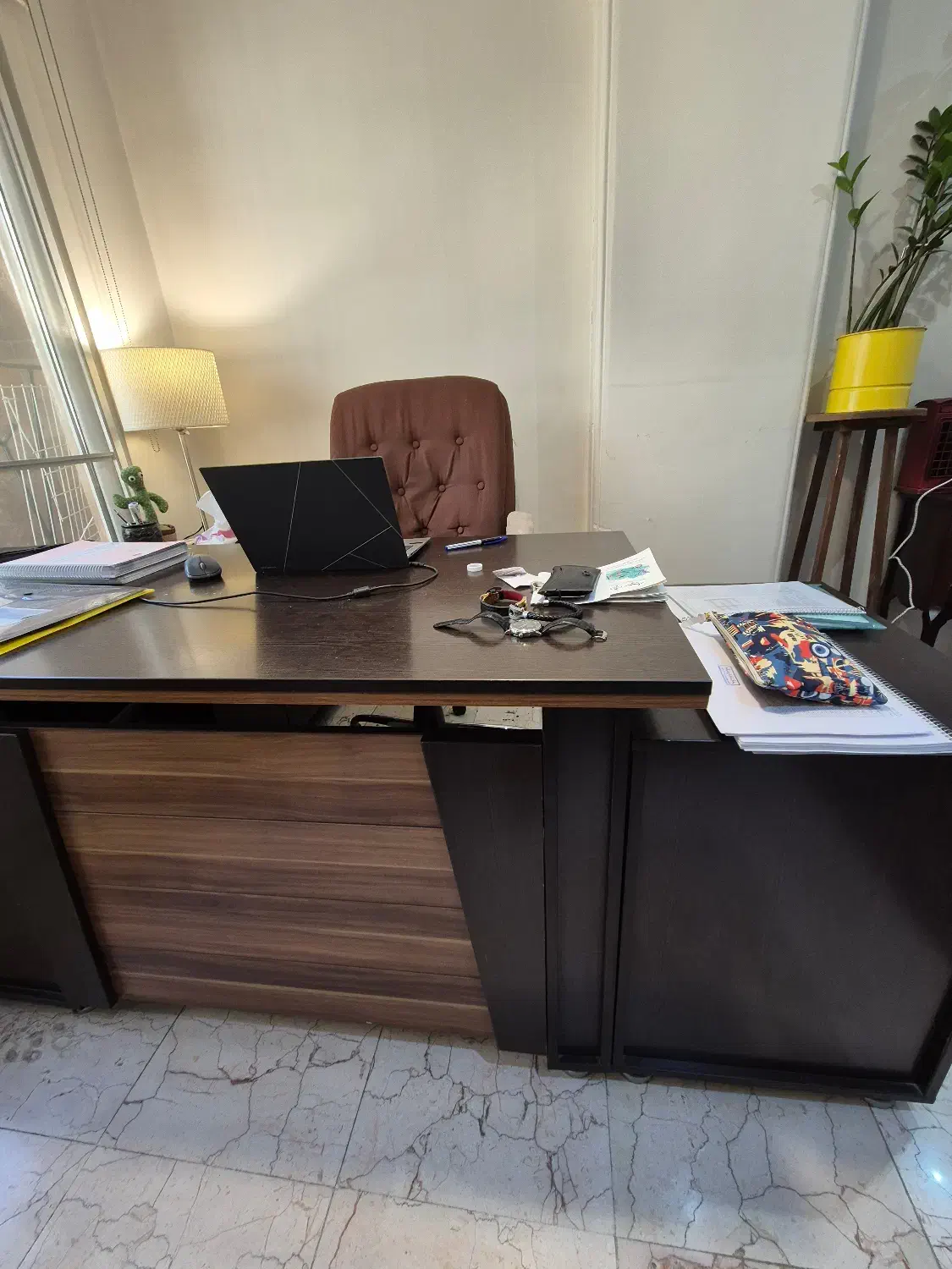 میز کار  دارای ۴عدد کشو و ۱ کمد|میز تحریر و کامپیوتر|تهران, مرزداران|دیوار