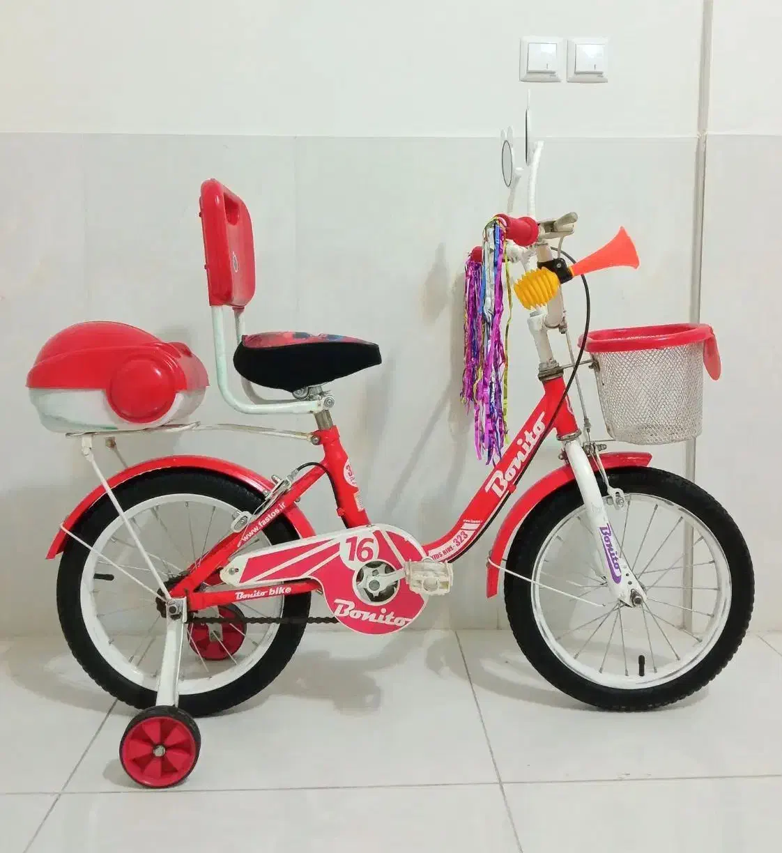 دوچرخه ۱۶ خارجی کم کار در حد نو|دوچرخه، اسکیت، اسکوتر|بروجن, |دیوار