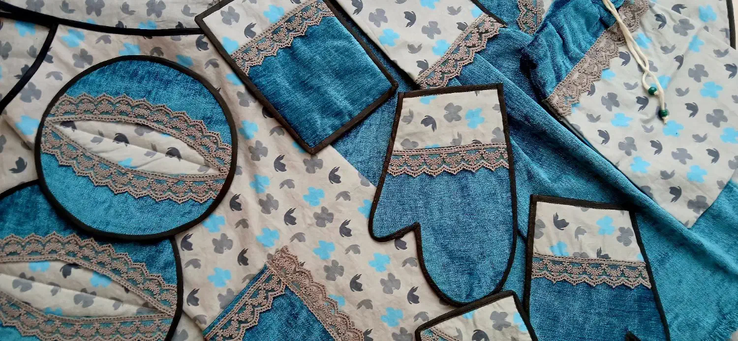 سرویس اشپزخانه|سفره، حوله، دستمال آشپزخانه|بیرجند, |دیوار