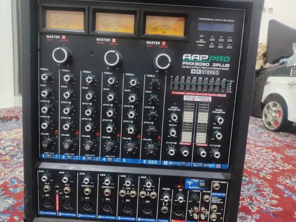 اکو میکسر آسیا امپ ۹۰۹۰|سیستم صوتی خانگی|دزفول, |دیوار