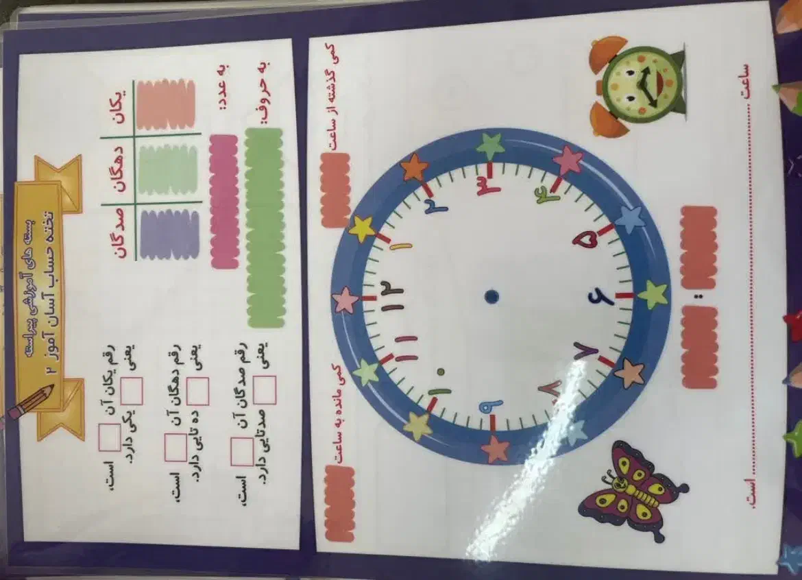 ۲۶ تخته آموزشی ریاضی کلاس دوم|لوازم التحریر|قم, سالاریه|دیوار