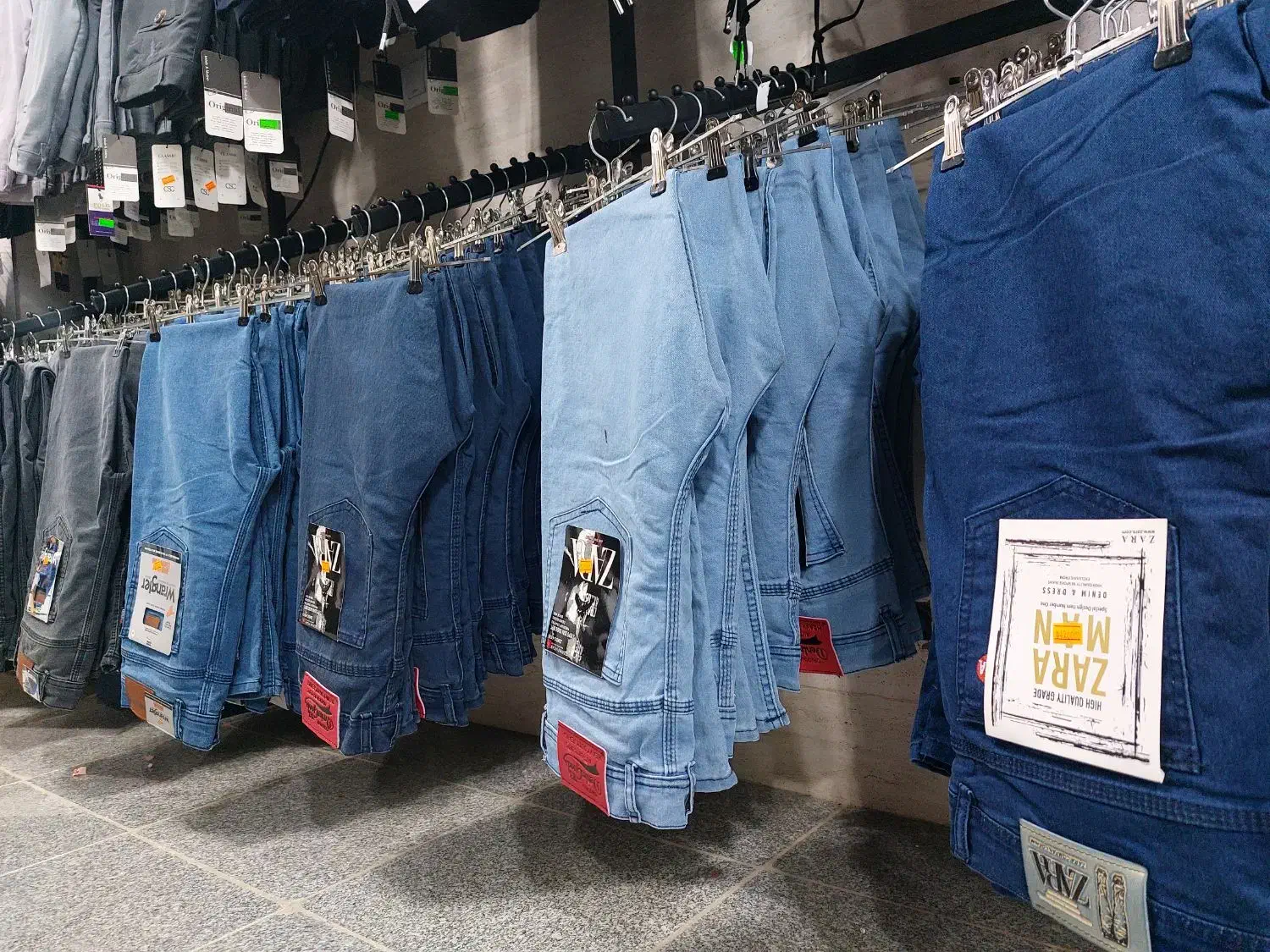 شلوار لی جین مردانه راسته و جذب پارچه کشی|لباس|کرمان, |دیوار