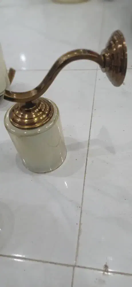 ست کامل لوستر برنز ۵تیکه|لوستر و چراغ آویز|ساوه, |دیوار