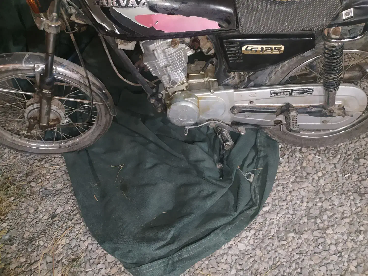 فروش موتور 125هندا پرواز مدل93|موتورسیکلت|زارچ, |دیوار