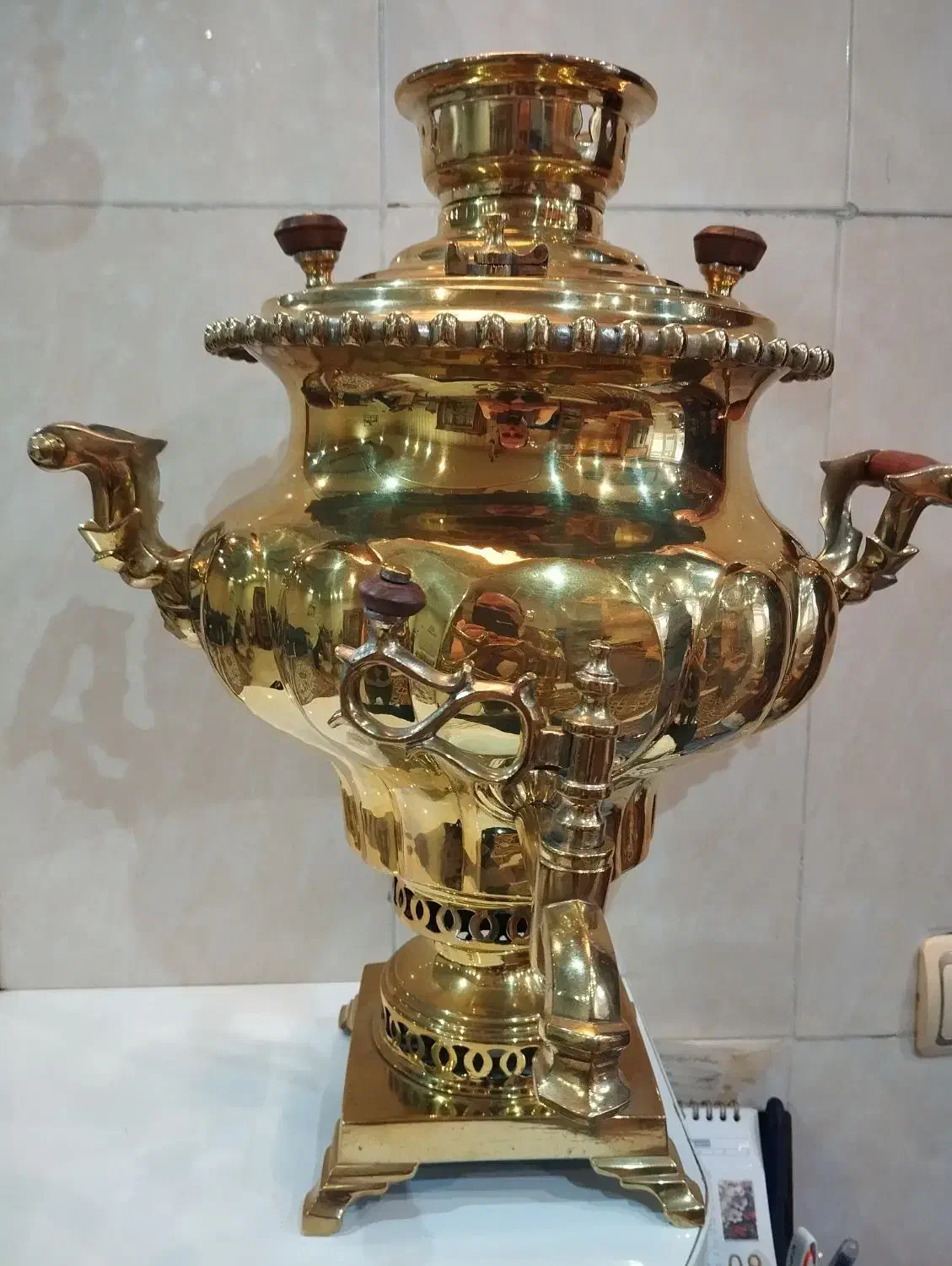 سماور برنزی|سماور، چای‌ساز، قهوه‌ساز|اردبیل, |دیوار