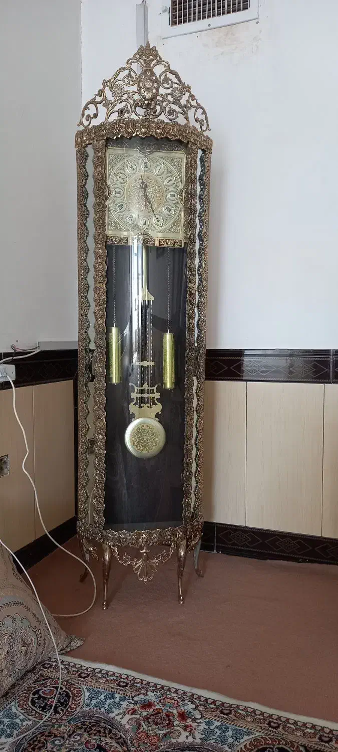 ساعت ایستاده برنج|ساعت دیواری و تزئینی|اشترینان, |دیوار