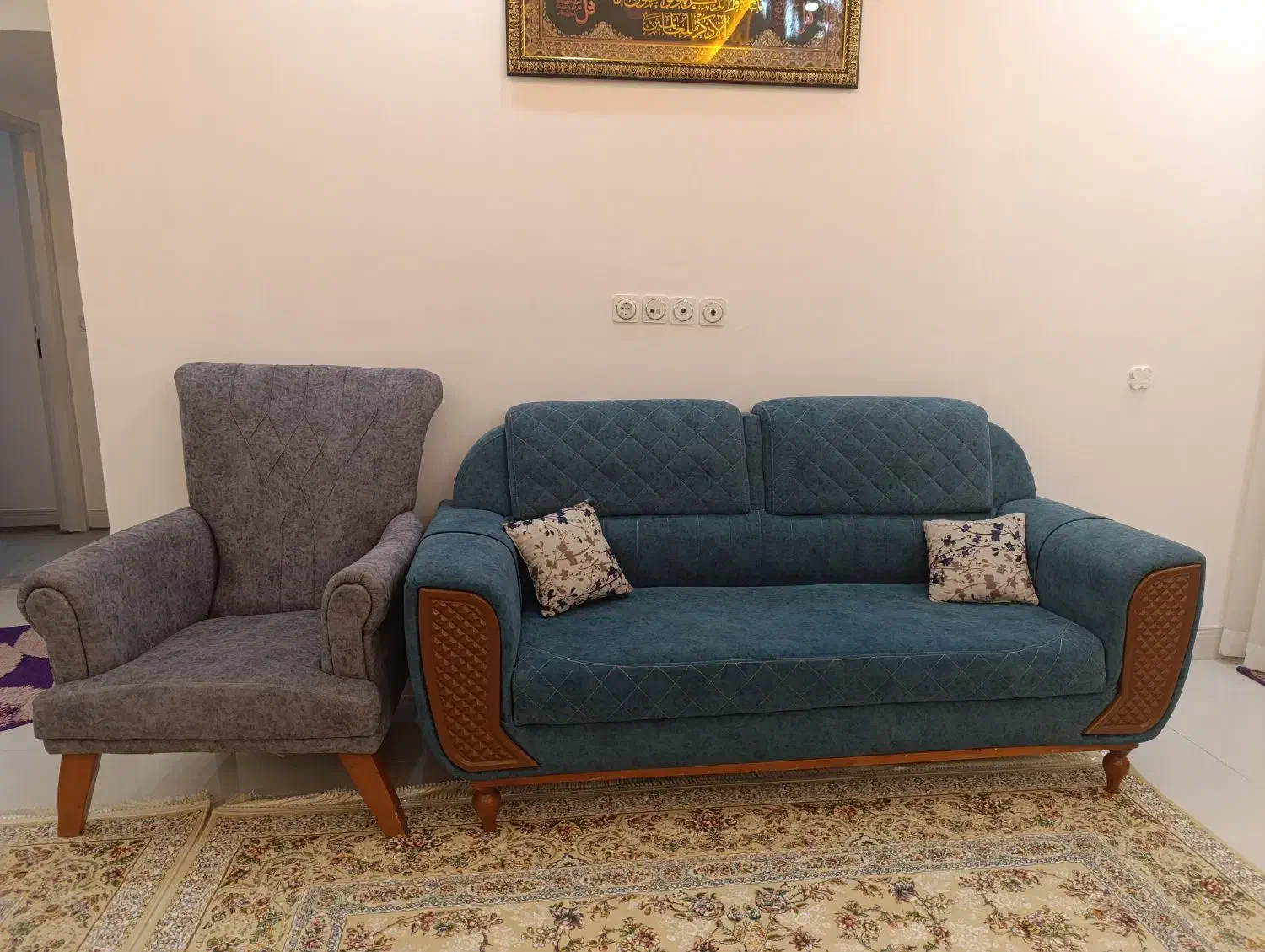 فروش مبل در حد نو|مبلمان خانگی و میز عسلی|فیروزآباد (فارس), |دیوار