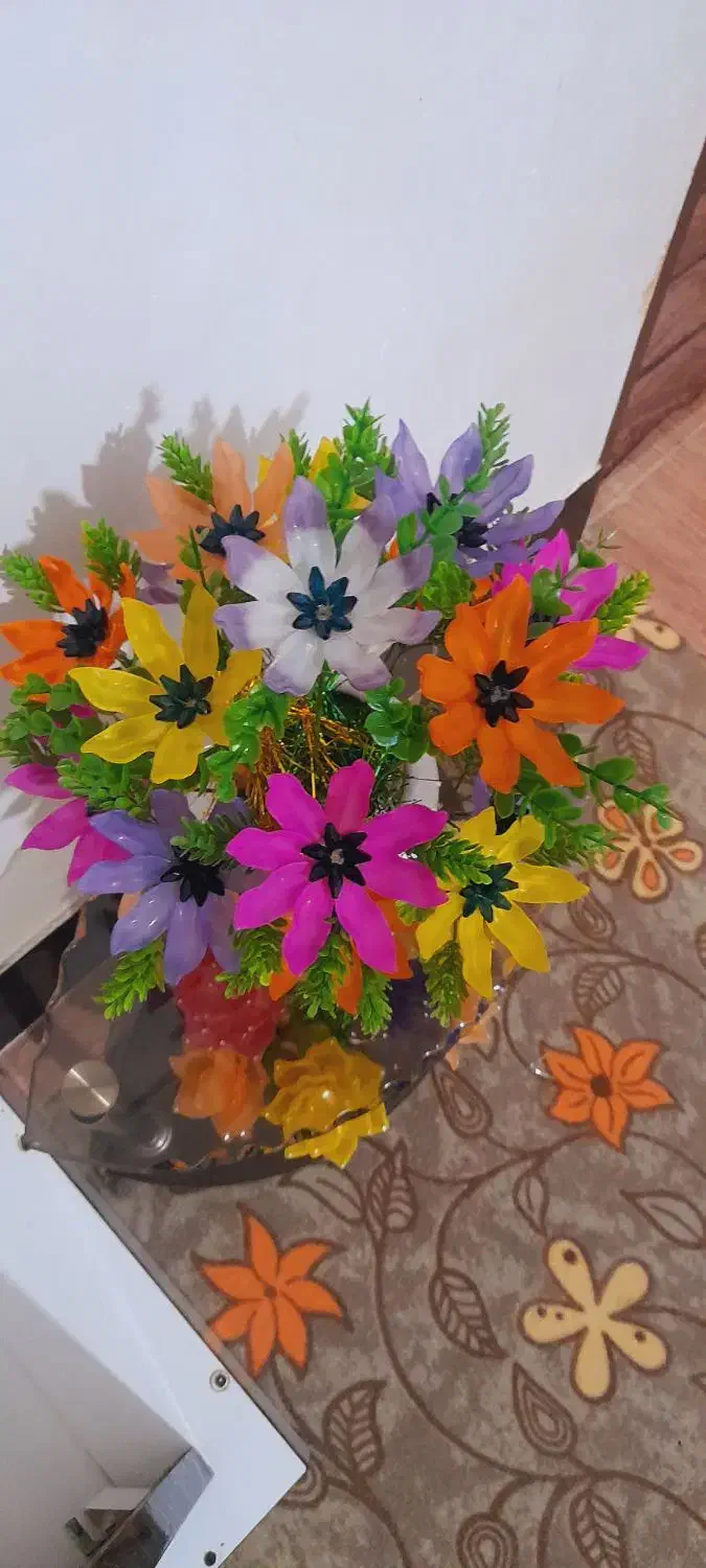 گل کریستال|گل مصنوعی|یاسوج, |دیوار