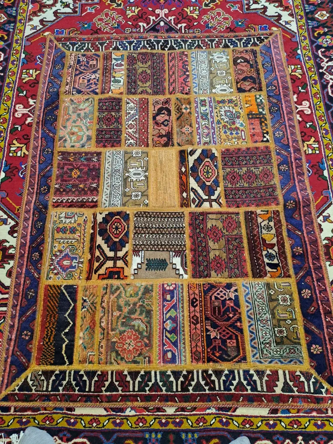 فرش تکه دوزی|فرش|تبریز, |دیوار