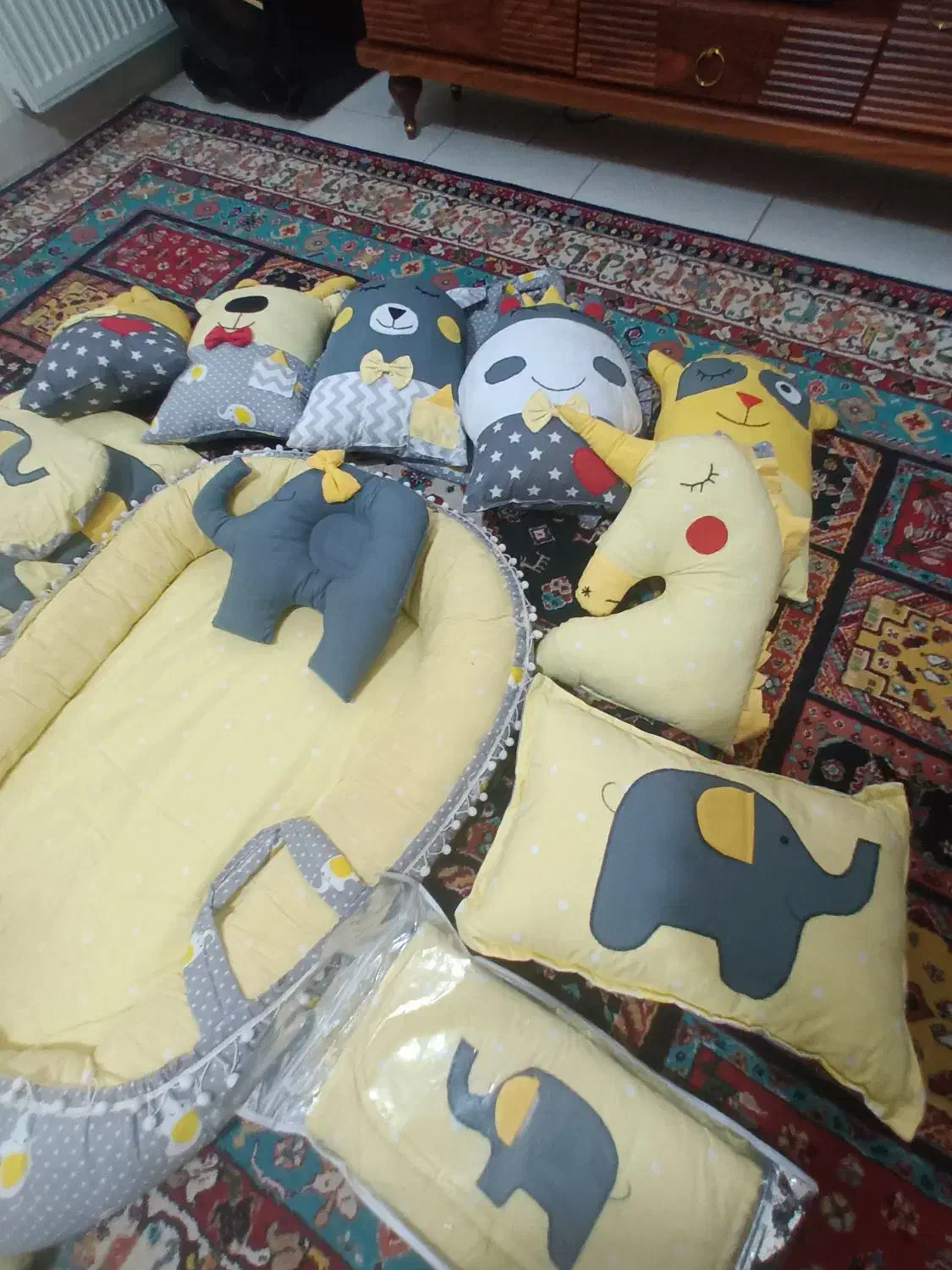 سرویس کامل خواب نوزاد باصندلی غذا|اسباب و اثاث بچه|پرند, فاز ۴|دیوار