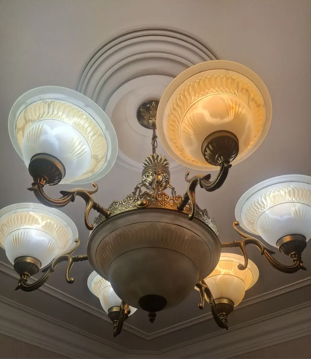 لوستر ۶ شاخه|لوستر و چراغ آویز|شاهرود, |دیوار