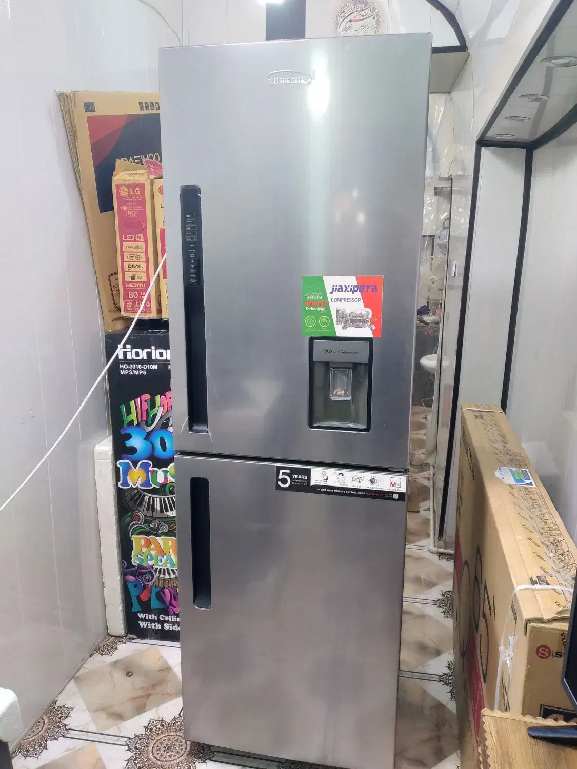 یخچال فریزر ۲۷فوت الکترواستیل۲ماه کارنکرده درحدنو|یخچال و فریزر|سنندج, |دیوار