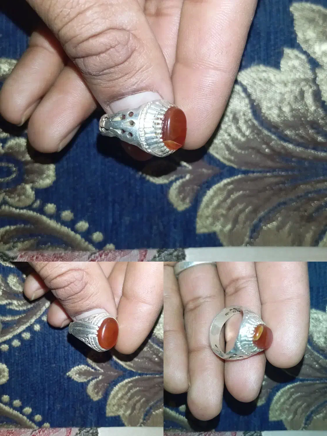 تعدادی انگشتر نقره..بم|جواهرات|بم, |دیوار