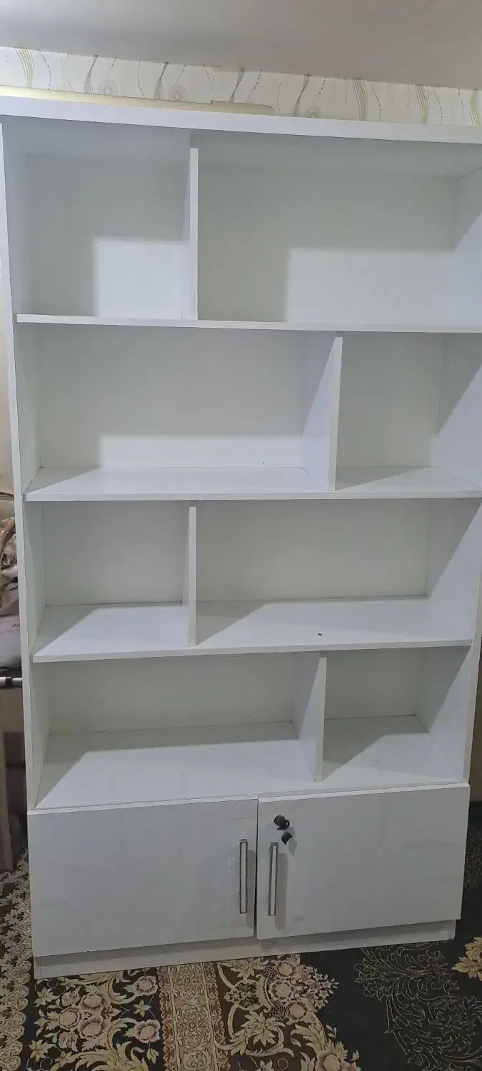 کتابخانه ام دی اف|کتابخانه، شلف، قفسه‌های دیواری|اهواز, گلستان|دیوار