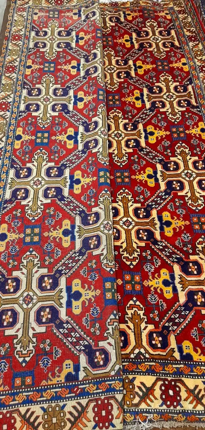 جفت فرش کناره آنتیک ardabil|فرش|اردبیل, |دیوار