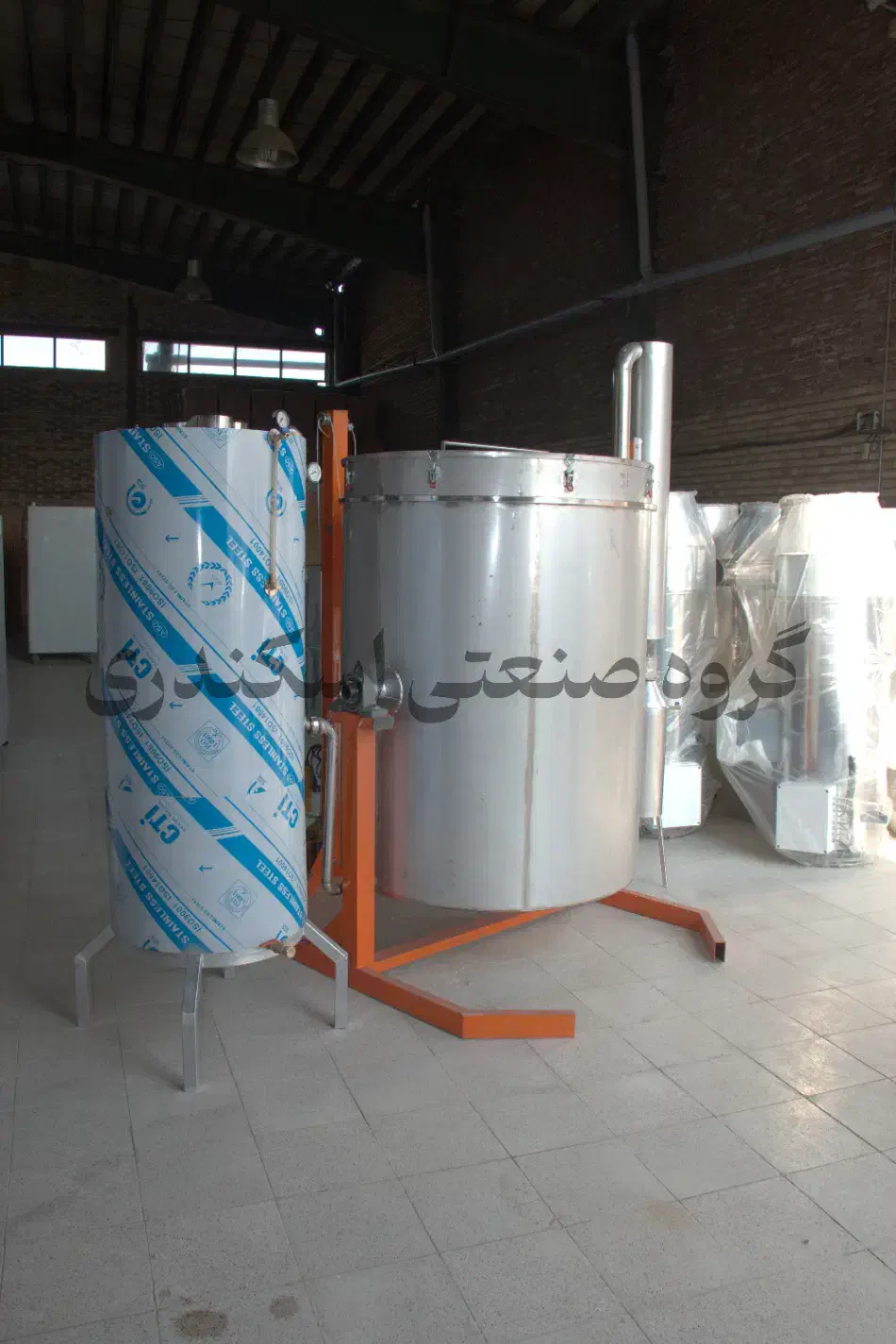 دستگاه دیگ گلابگیر گلاب گیر صنعتی عرق گیر عرقگیری|ماشین‌آلات صنعتی|یاسوج, |دیوار