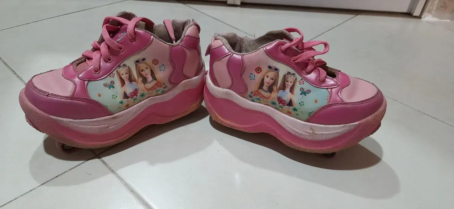 کفش اسکیت چرخی دخترانه|دوچرخه، اسکیت، اسکوتر|اراک, |دیوار