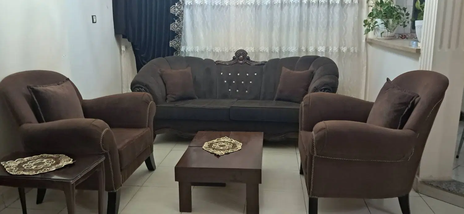 مبل ۷ نفر ه وناهار خوری ۶نفره|مبلمان خانگی و میز عسلی|تهران, فردوس|دیوار