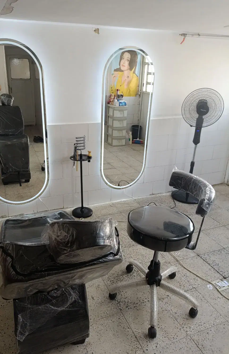 آینه با نور مهتابی|آینه|شازند, |دیوار