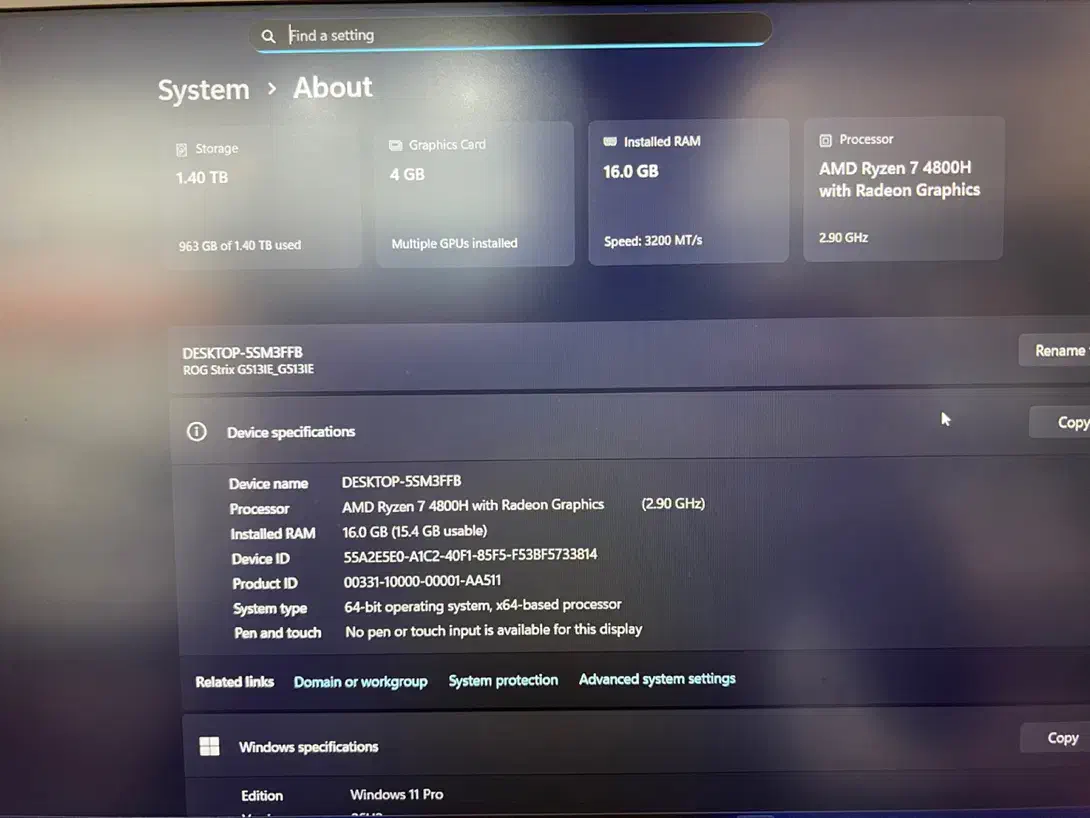 Asus Gaming Rog لپتاپ گیمینگ|رایانه همراه|تهران, شیخ هادی|دیوار