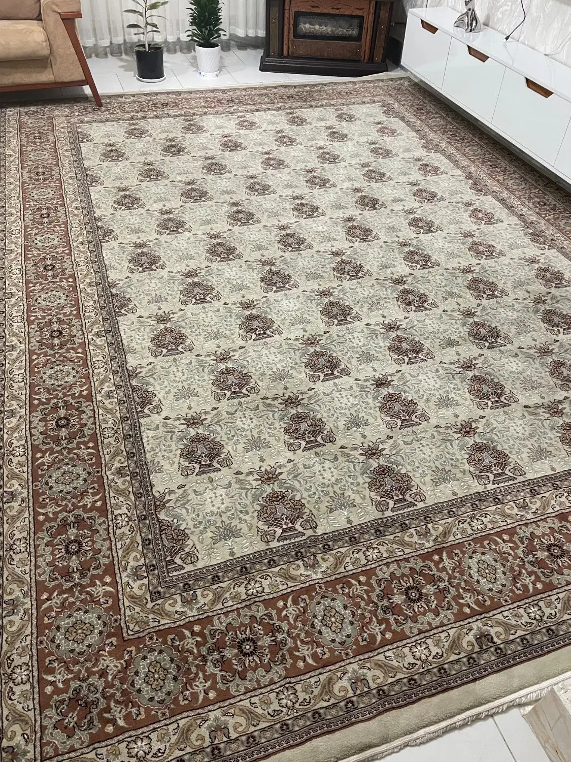 فرش 3در4 سالم|فرش|کاشمر, |دیوار