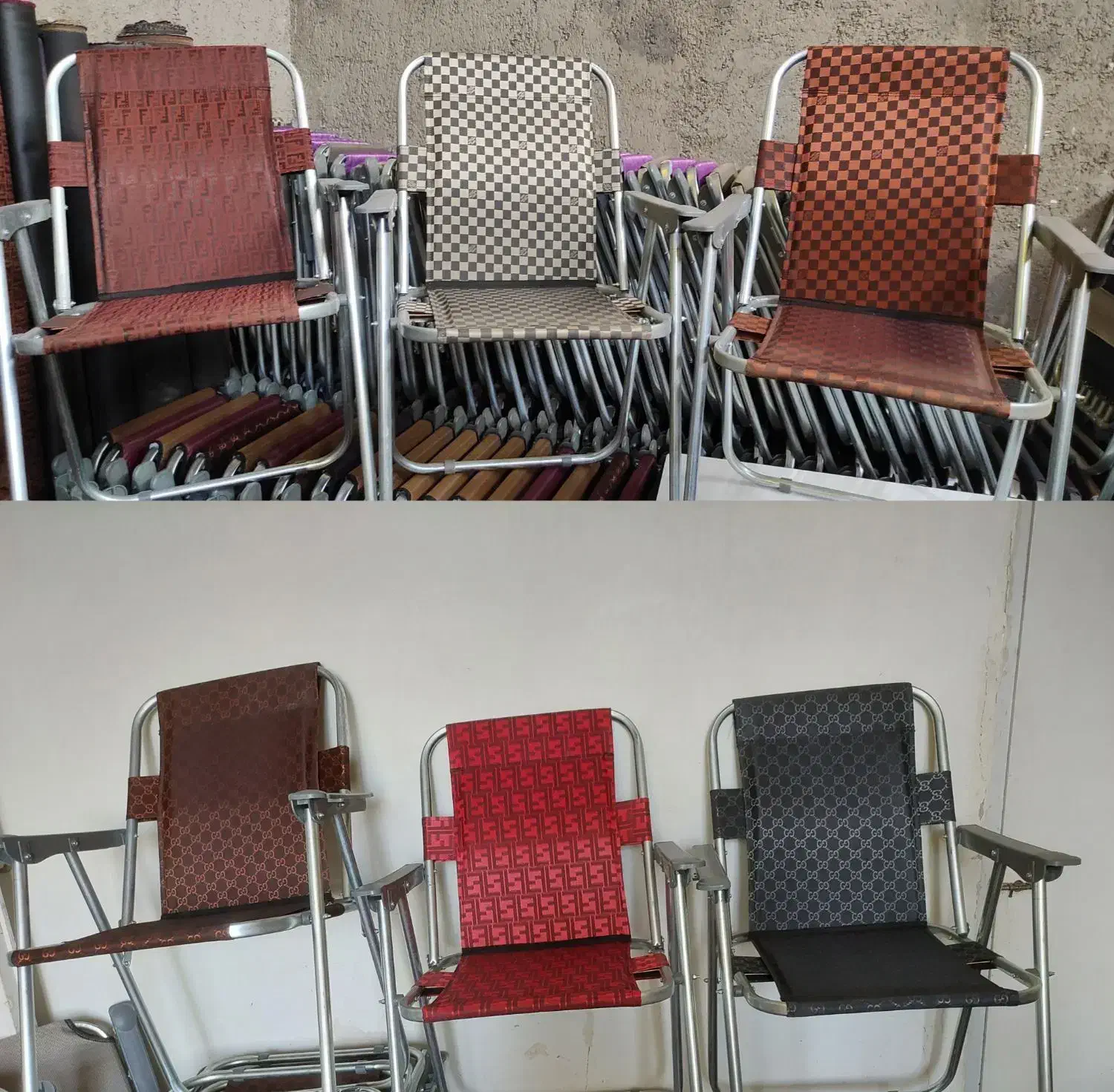 صندلی تاشو راحتی دسته دار مسافرتی ساحلی و میز سفری|صندلی و نیمکت|شیراز, گلکوب|دیوار