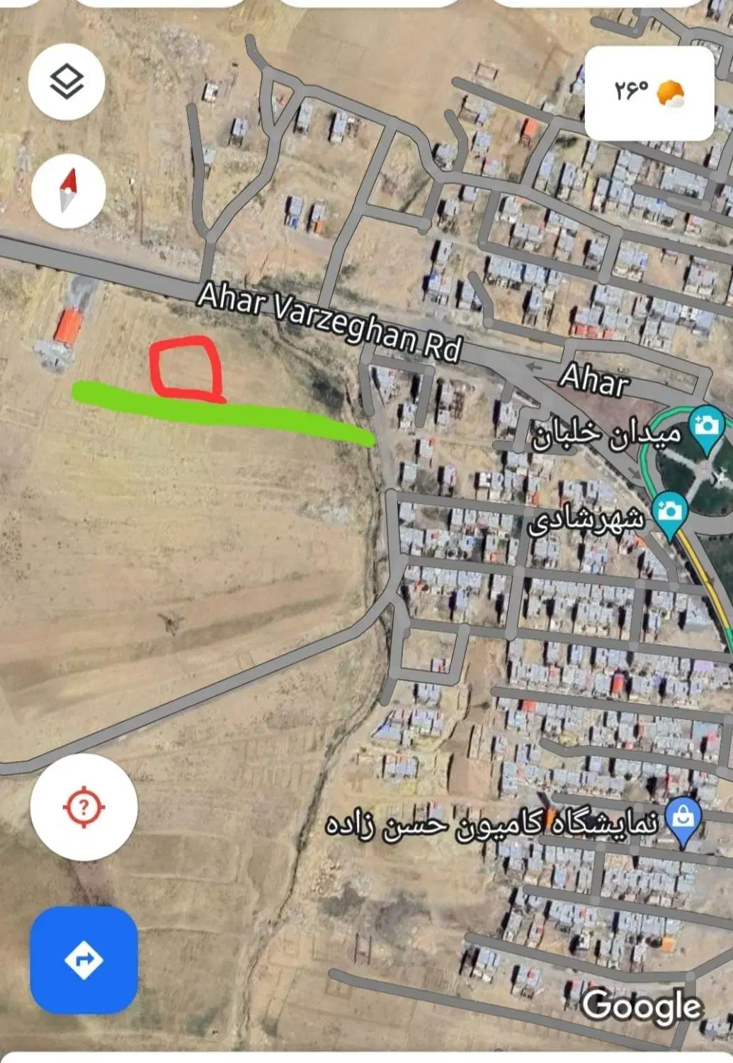 فروش زمین در جاده ورزقان|فروش زمین و ملک کلنگی|اهر, |دیوار