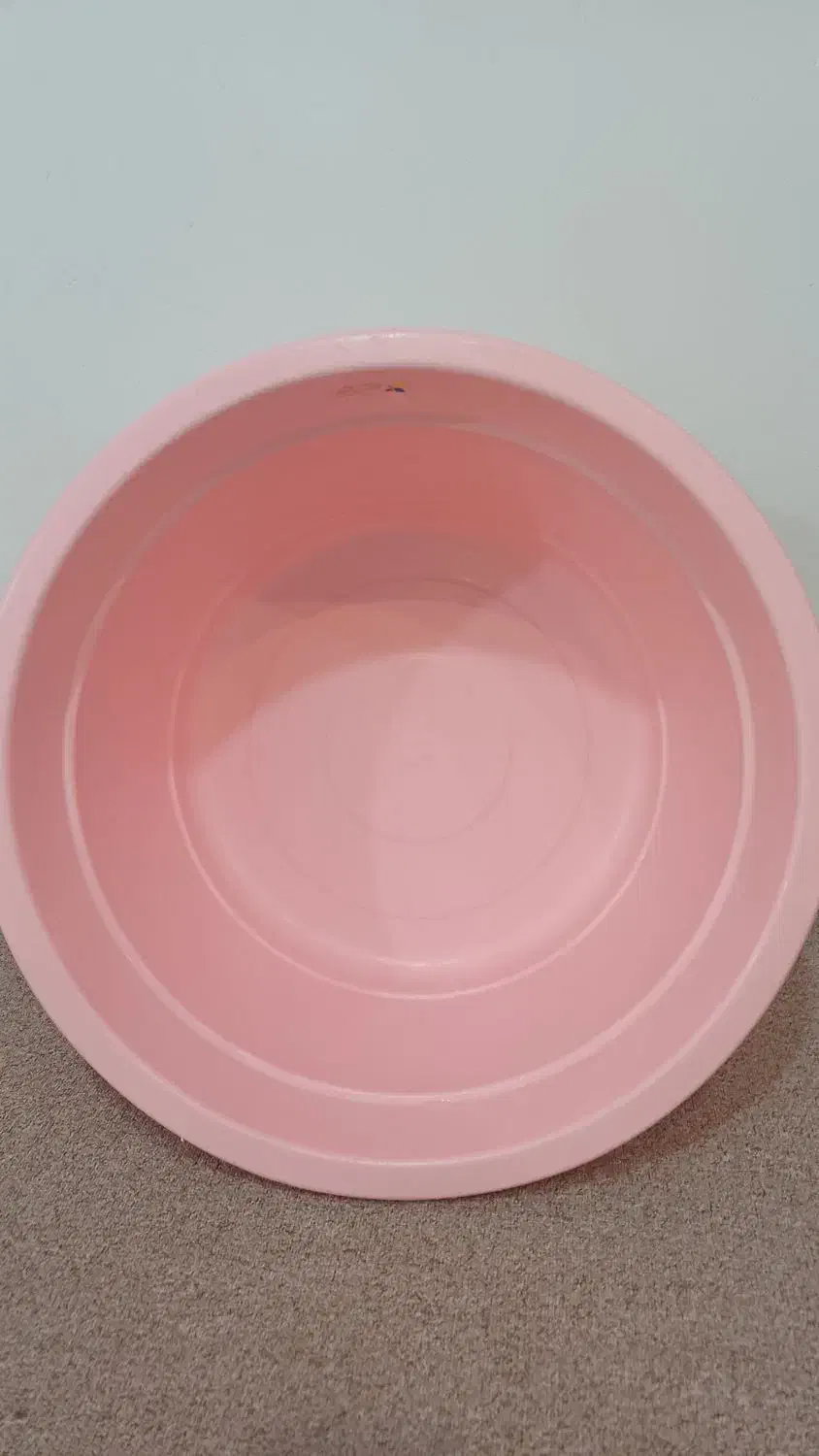 تشت بزرگ|ظروف نگهدارنده، پلاستیکی، یک‌بارمصرف|مسجد سلیمان, |دیوار