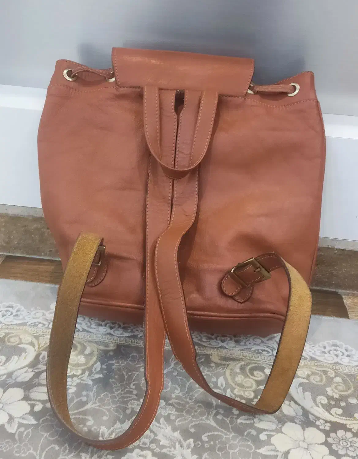 کیف کوله چرم  نو نو|کیف، کفش، کمربند|الشتر, |دیوار