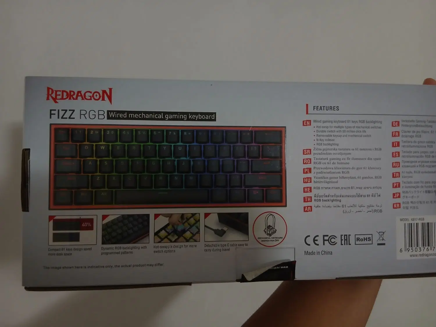 کیبورد Redragon|قطعات و لوازم جانبی رایانه|رشت, دیلمان|دیوار