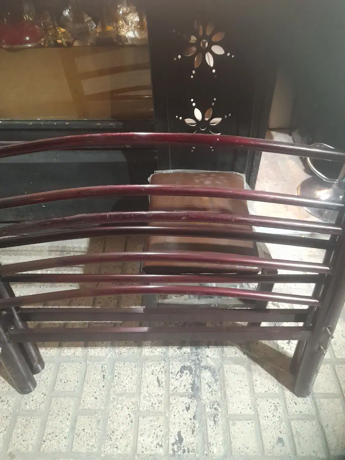 تخت یک نفره فلزی باکفی|تخت و سرویس خواب|مشهد, صیاد شیرازی|دیوار