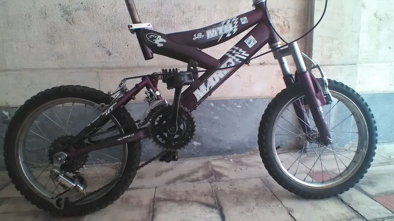 دوچرخه 16 کاملاً سالم دنده ای کمک دار.|دوچرخه، اسکیت، اسکوتر|قزوین, |دیوار