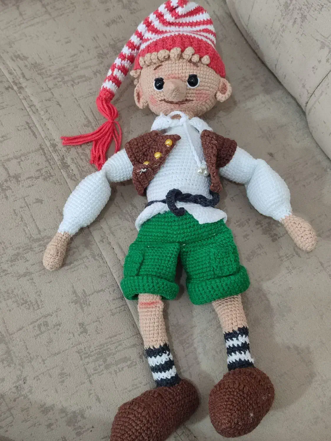 عروسک پینوکیو|اسباب‌بازی بچه|چادگان, |دیوار