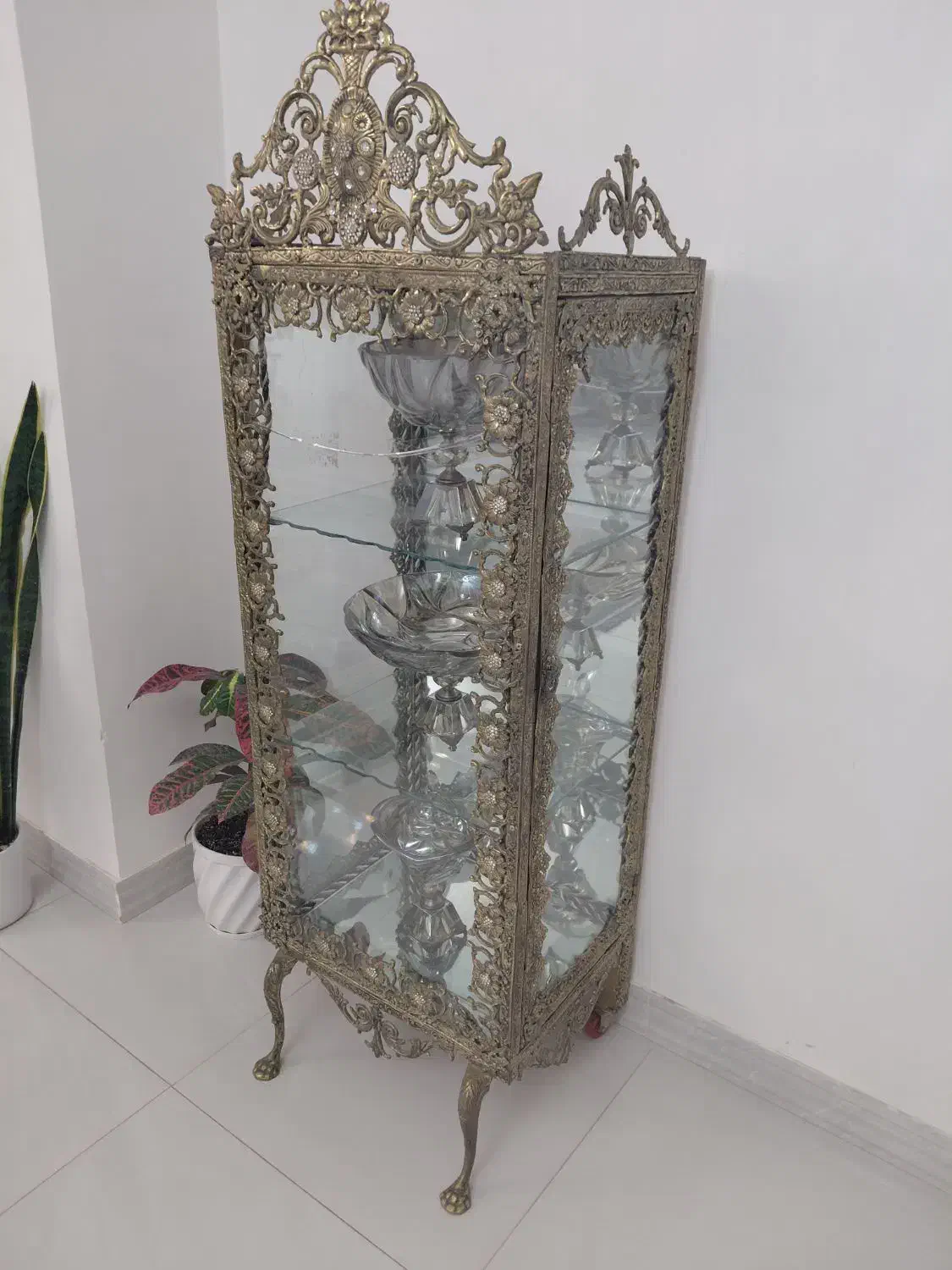 مینی بوفه برنز|بوفه، ویترین، کنسول|کرج, شهرک جهان آرا|دیوار