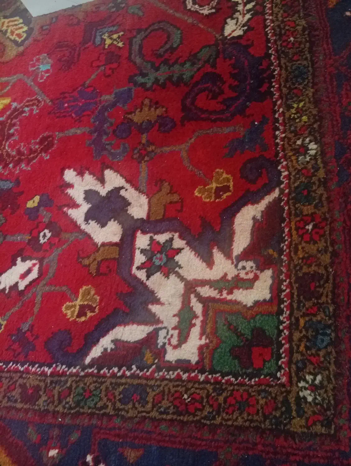 فرش دست بافت ترک|فرش|شیراز, کیان آباد|دیوار