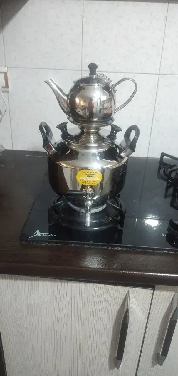 کتری قوری استیل|قوری، کتری، قهوه‌ساز دستی|همدان, |دیوار