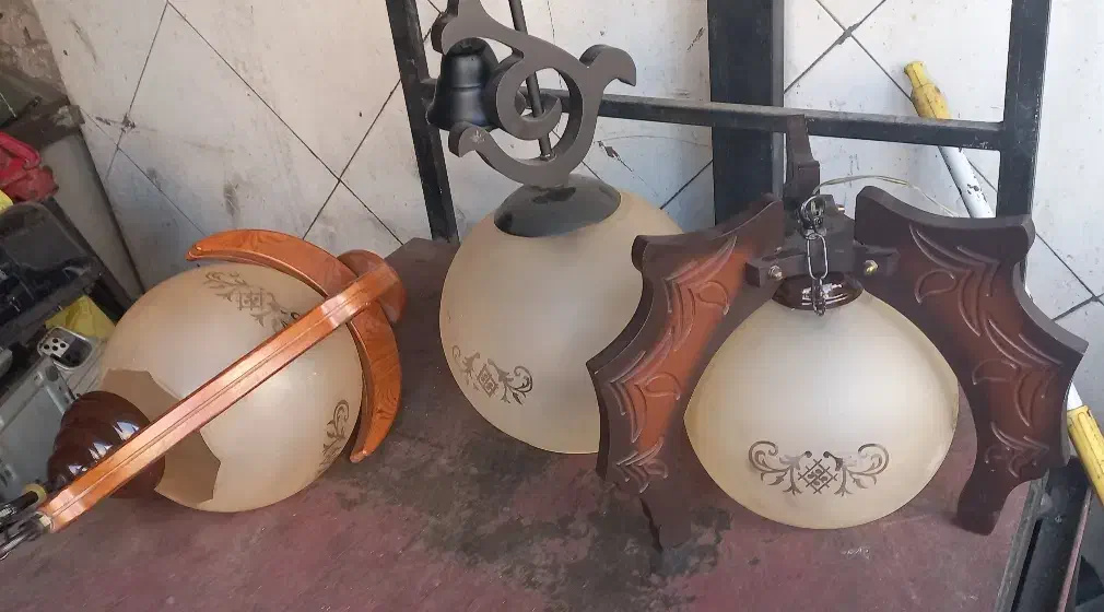 آویز چوبی|لوستر و چراغ آویز|نسیمشهر, |دیوار