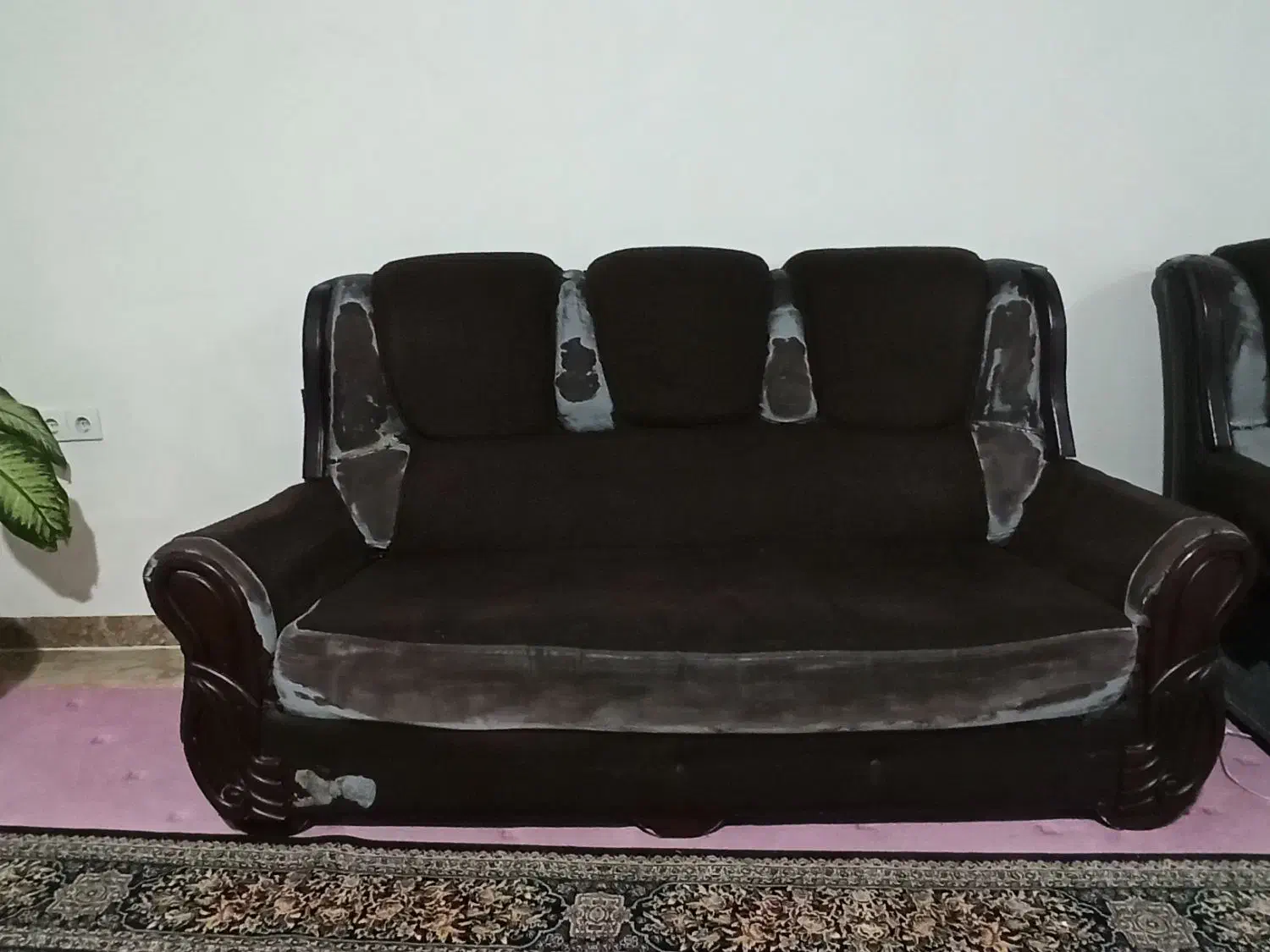 فروش مبل هفت نفره دست دوم|مبلمان خانگی و میز عسلی|ایلام, |دیوار