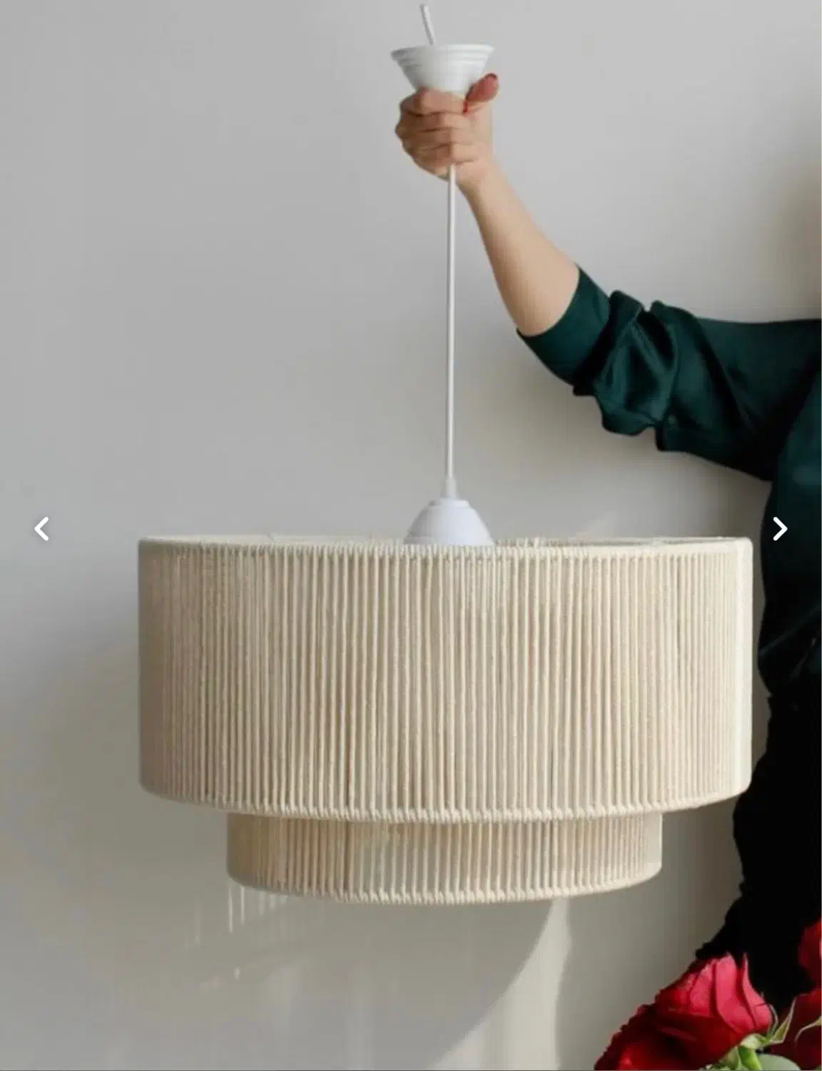 لوستر مکرومه و رافیا|لوستر و چراغ آویز|شهریار, شهریار|دیوار