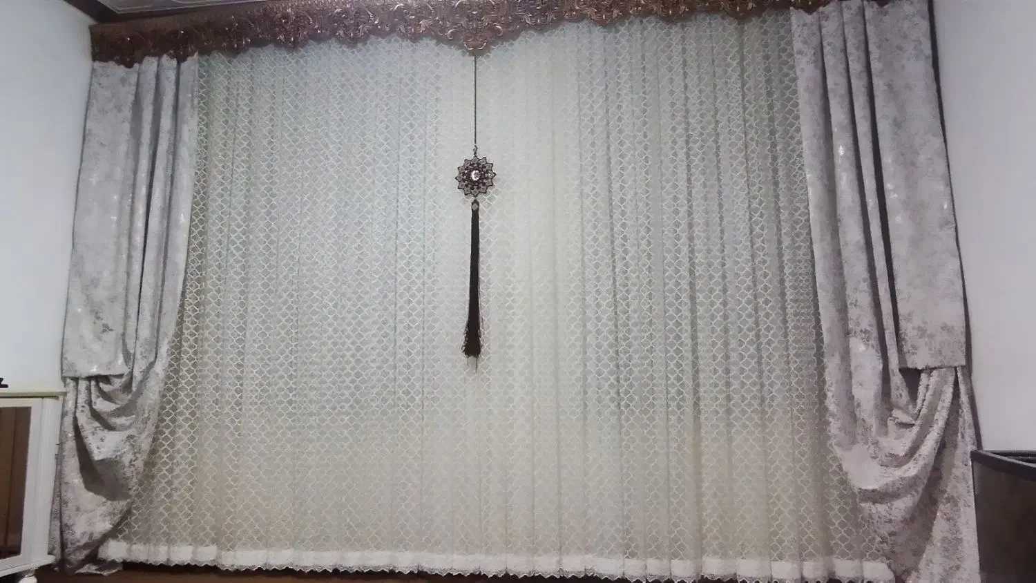 پرده سفید|پرده، رانر، رومیزی|اردبیل, |دیوار