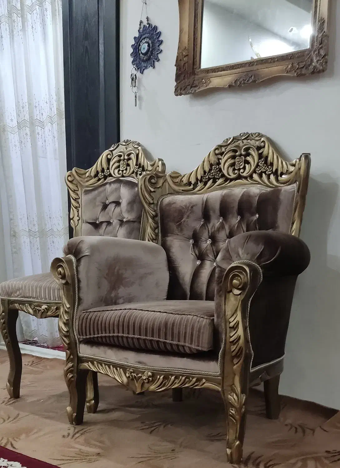 مبلا سلطنتی و میز نهارخوری ۱۰ نفره|مبلمان خانگی و میز عسلی|شیروان (خراسان), |دیوار