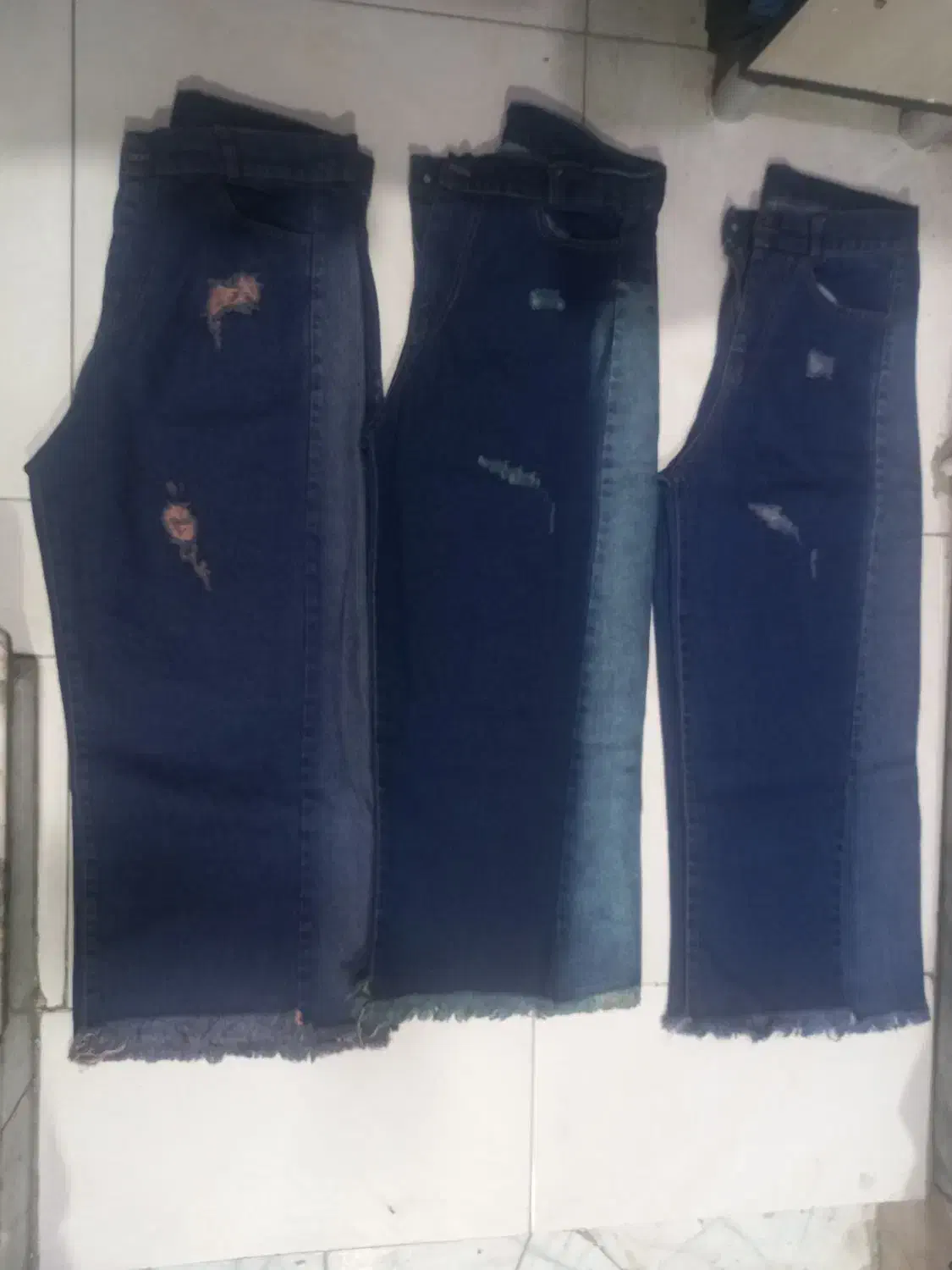 عمده  وتک شلوار لی  شافل  واید فول بگ  زنانه|لباس|مشهد, طبرسی شمالی|دیوار