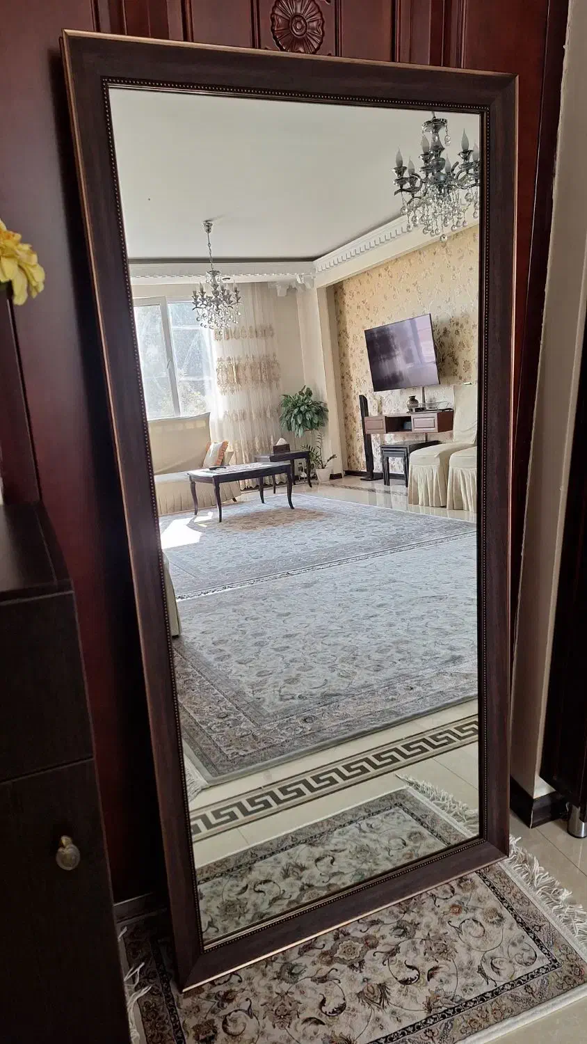 آینه قدی چوبی قدیمی|آینه|تهران, سردارجنگل|دیوار