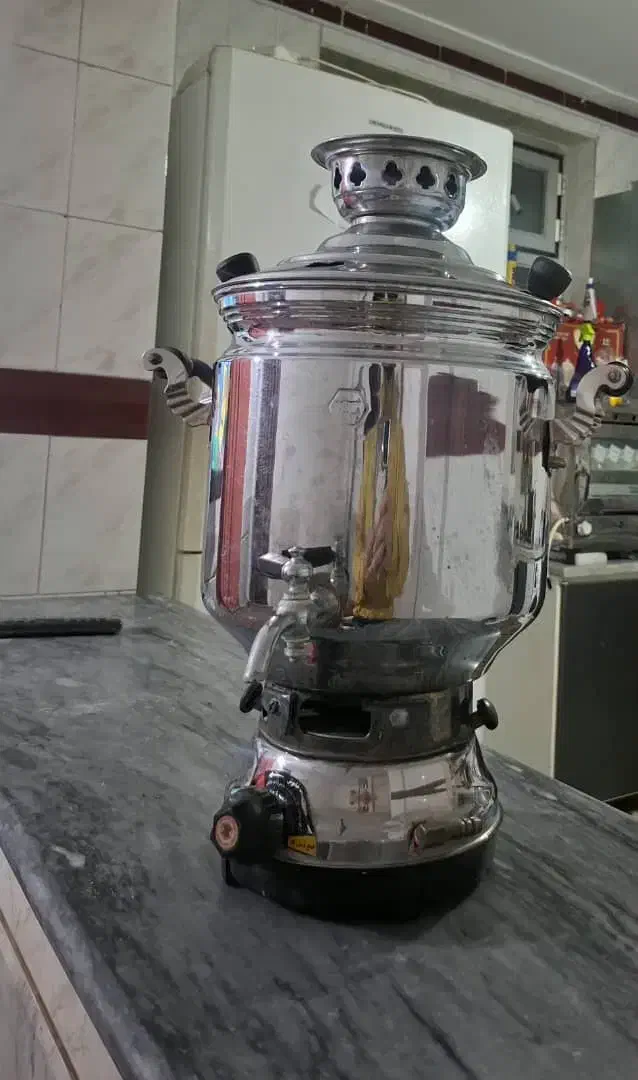 سماور گازی ۸ لیتری زمردیان|سماور، چای‌ساز، قهوه‌ساز|گنبد کاووس, |دیوار