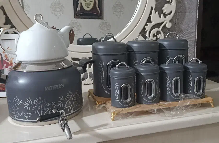 کتری قوری و جا ادویه|قوری، کتری، قهوه‌ساز دستی|فردیس, شهرک ارم|دیوار