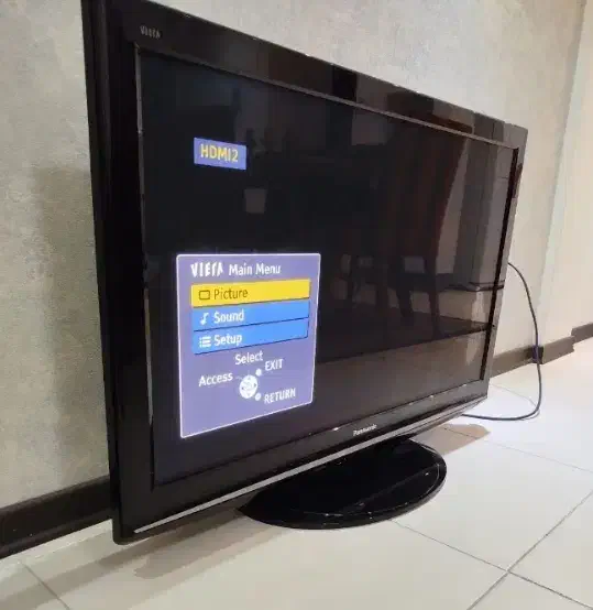 تلویزیون ال سی دی 42اینچ پاناسونیک|تلویزیون و پروژکتور|بردسیر, |دیوار