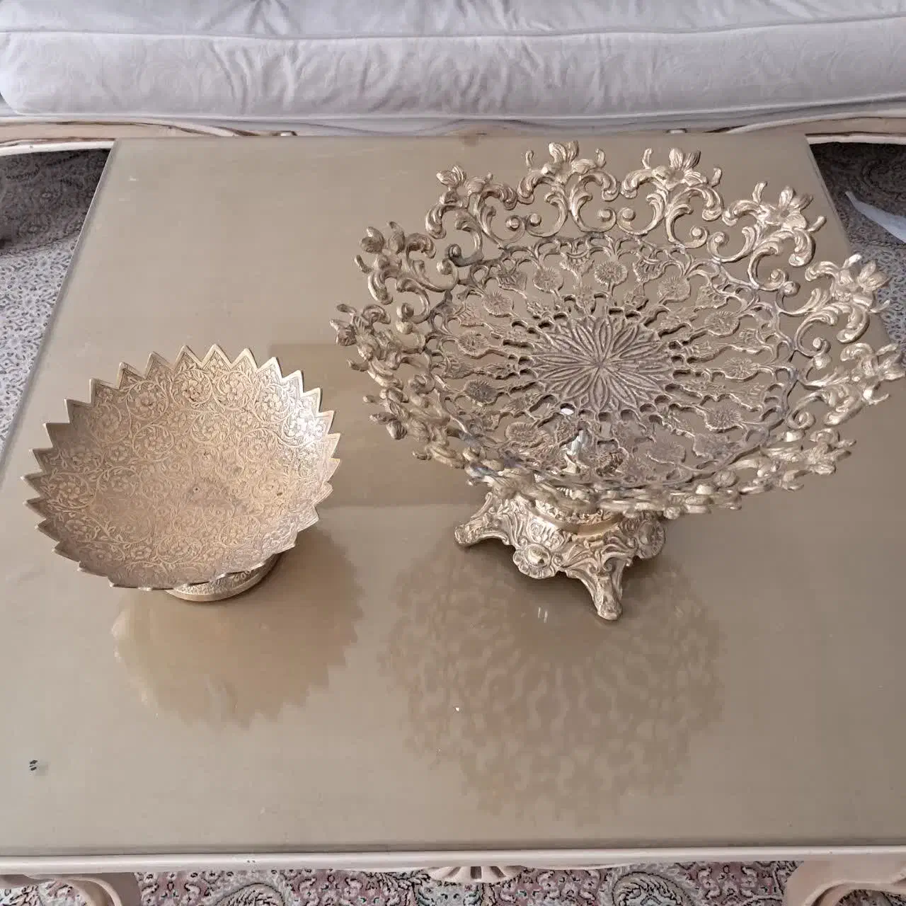 برنز پیوتر کریستال کارد و چنگال پیش دستی گلسرخ|ظروف سرو و پذیرایی|اسلام‌شهر, شهرک قائمیه|دیوار