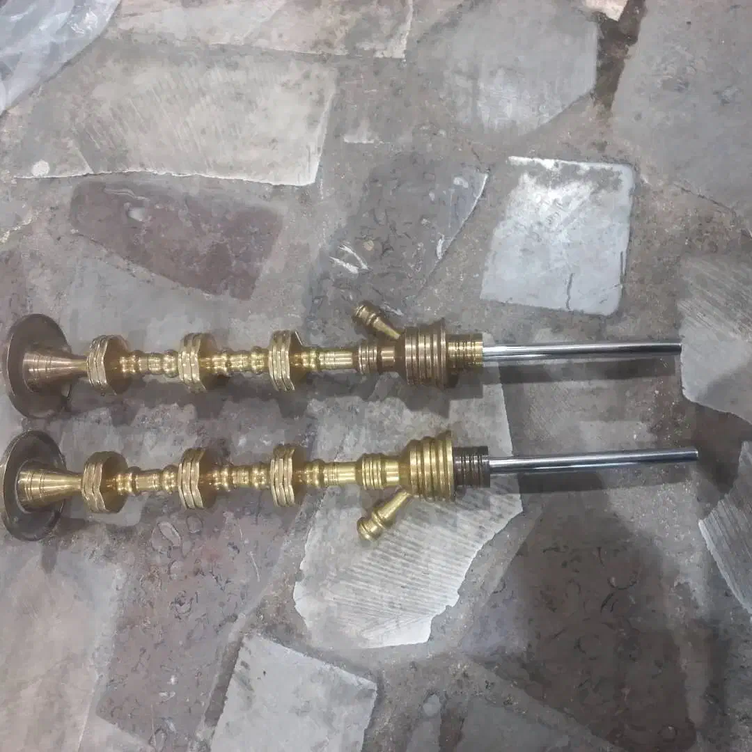 قلیان برنجی عتیقه|کلکسیون اشیاء عتیقه|لنجان, |دیوار