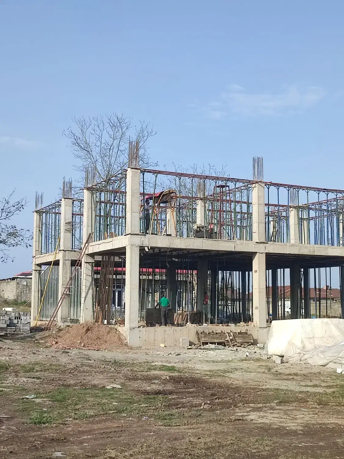 اجرای اسکلت ساختمان (الماتوربندی)|خدمات پیشه و مهارت|تالش, هشتپر|دیوار